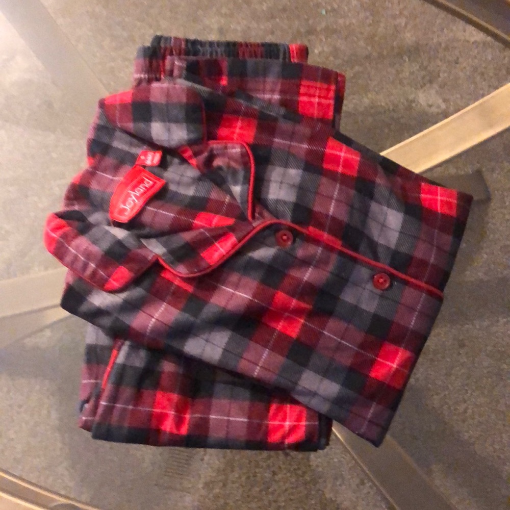 Joyland Plaid 100% polyester Boys Pajamas